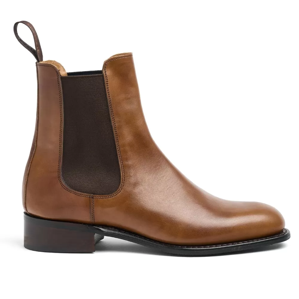 Cheaney Chelsea Boots | Avril D Chelsea Boot In French Brown Museum Calf Leather