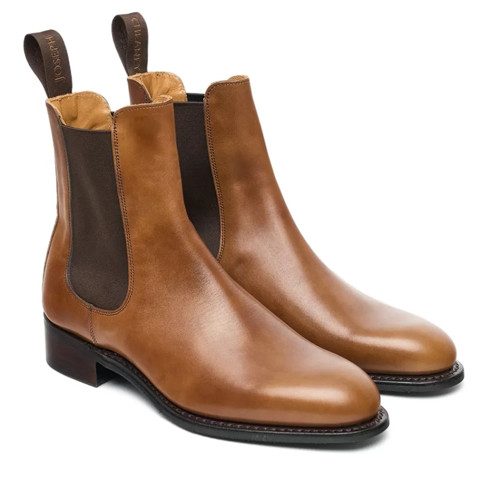 Cheaney Chelsea Boots | Avril D Chelsea Boot In French Brown Museum Calf Leather