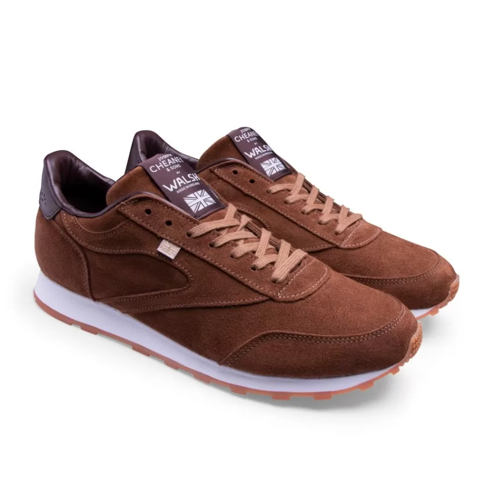 Cheaney X Walsh Trainers | Bannister Trainer In Fox Suede
