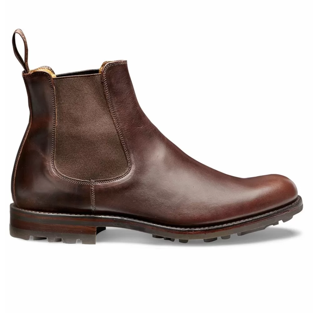 Cheaney Chelsea Boots | Barnes Iii B Chelsea Boot In Brown Pull Up Leather