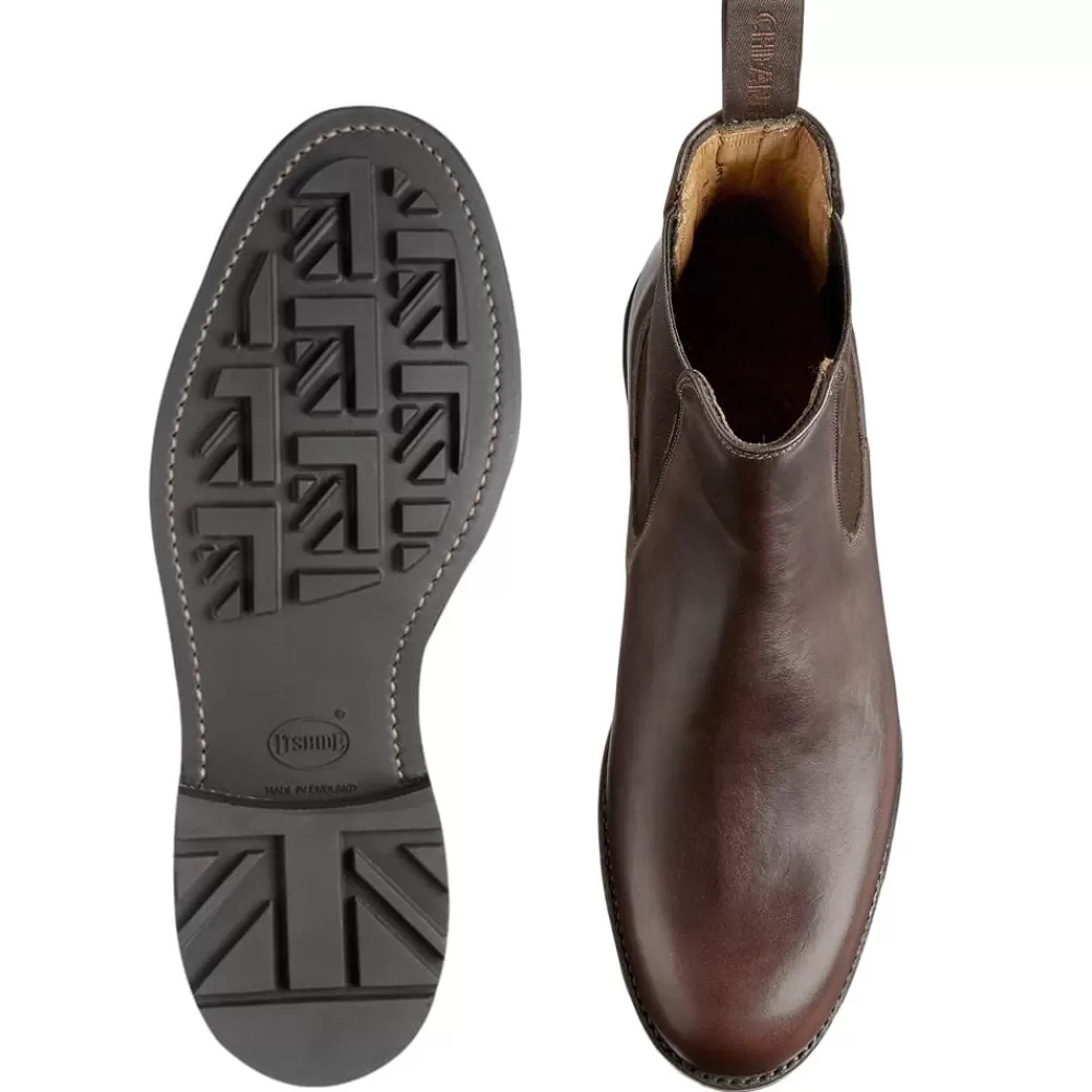 Cheaney Chelsea Boots | Barnes Iii B Chelsea Boot In Brown Pull Up Leather