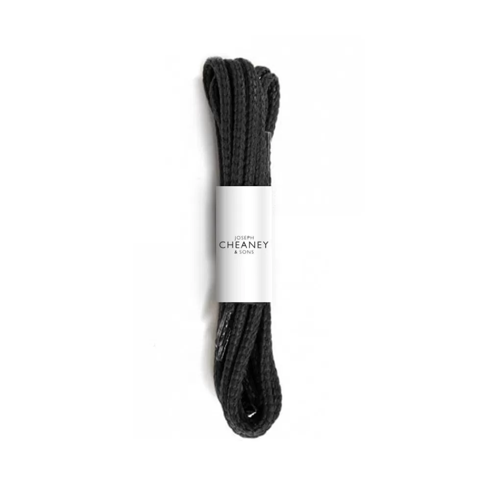 Cheaney Laces | Boot Laces - Black - 100Cm (434/100 Black)