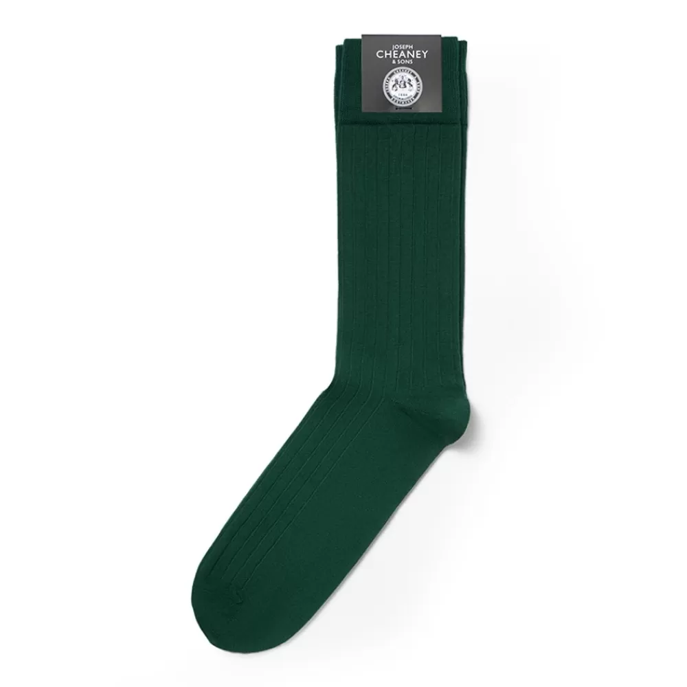 Corgi Socks | Brecon Green Mens Cotton Socks