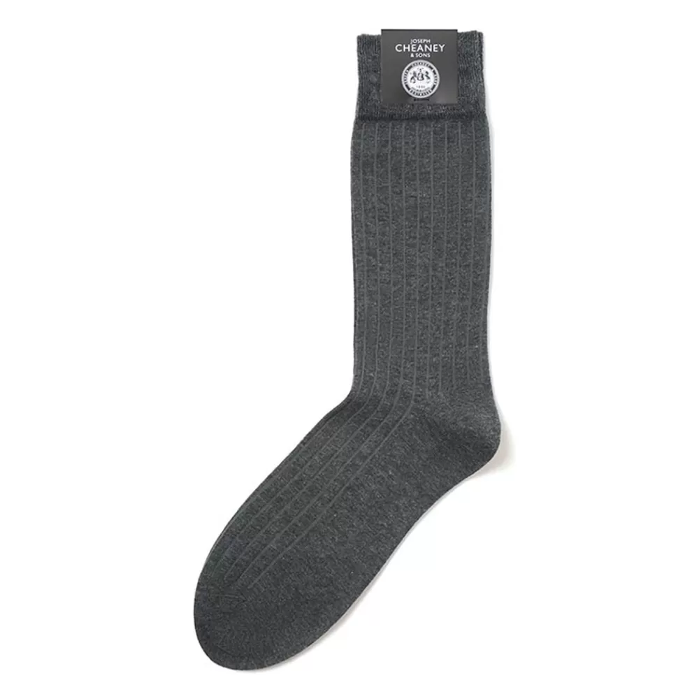 Corgi Socks | Brecon Grey Mens Cotton Socks