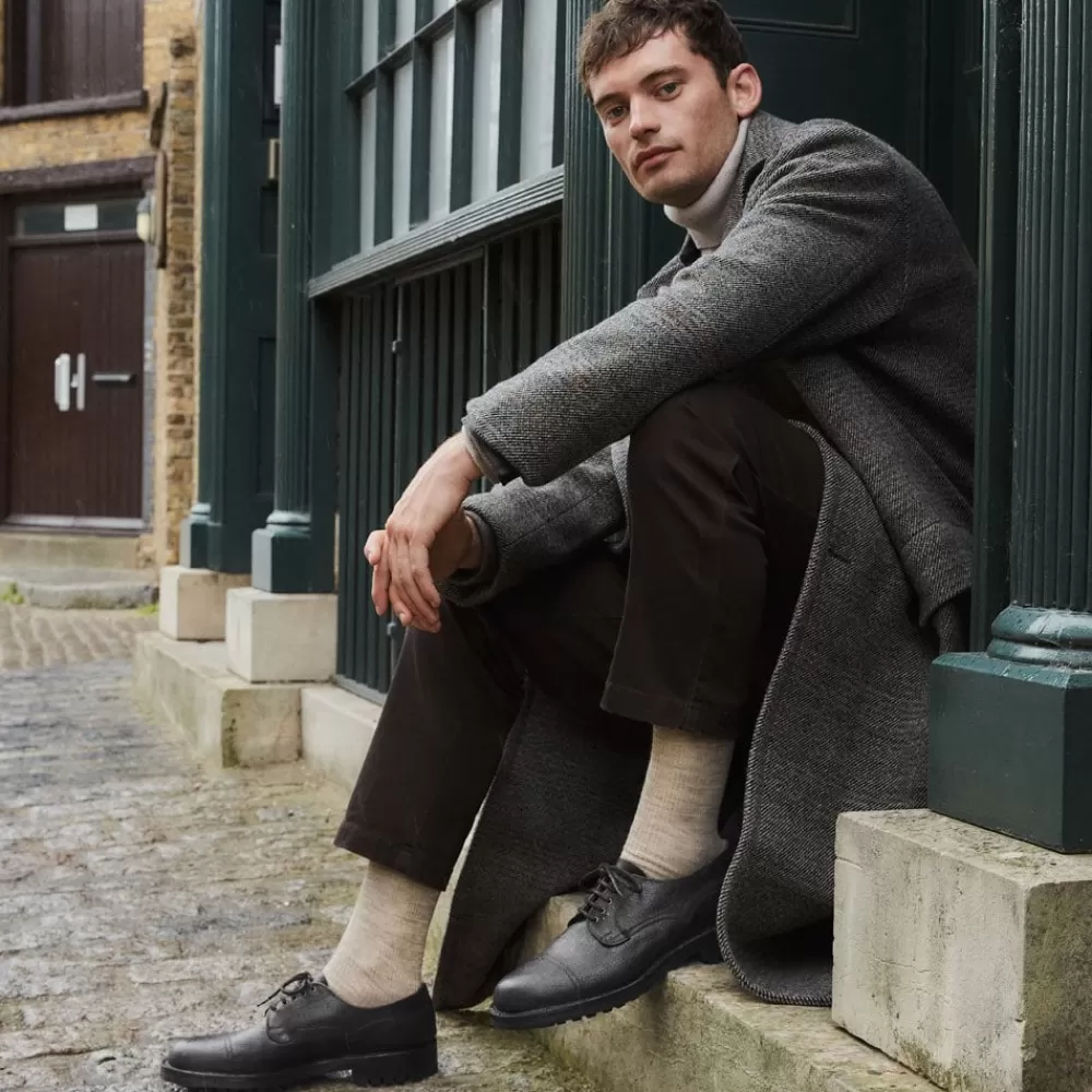 Cheaney Derbys | Cairngorm Ii C Veldtschoen Derby In Dark Brown Pull Up Grain Leather