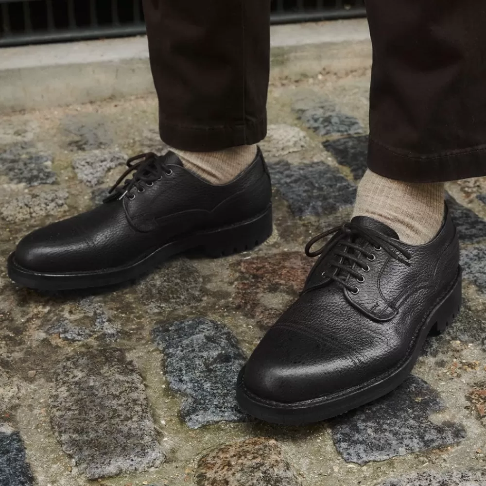 Cheaney Derbys | Cairngorm Ii C Veldtschoen Derby In Dark Brown Pull Up Grain Leather