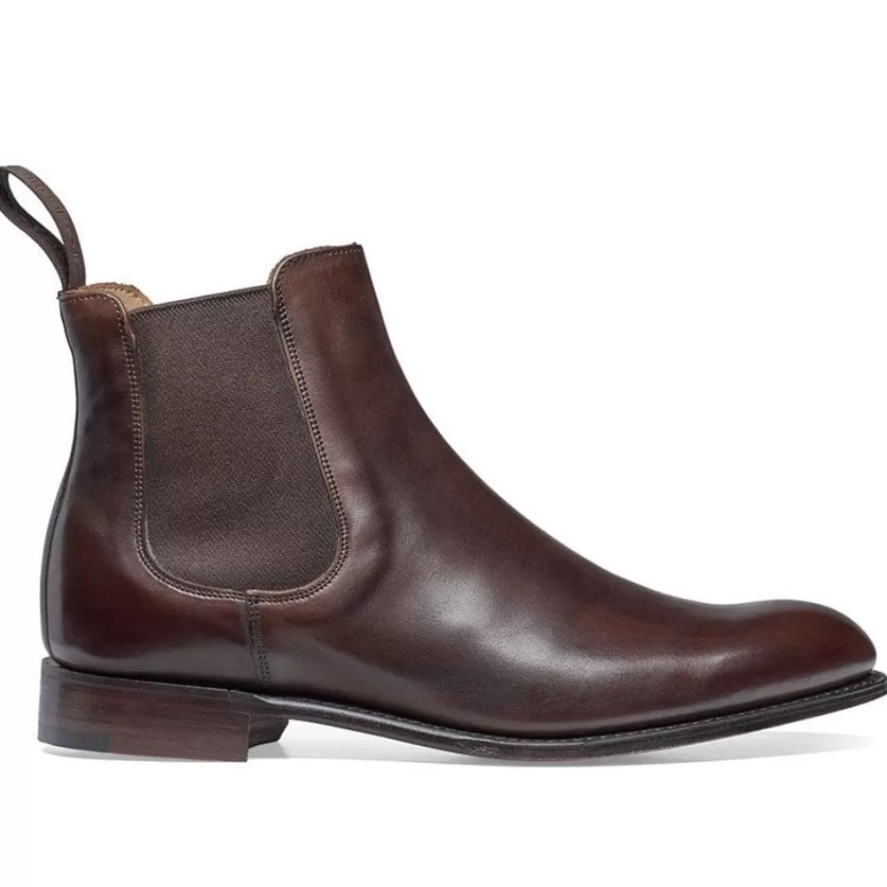 Cheaney Chelsea Boots | Clara Chelsea Boot In Mocha Calf Leather