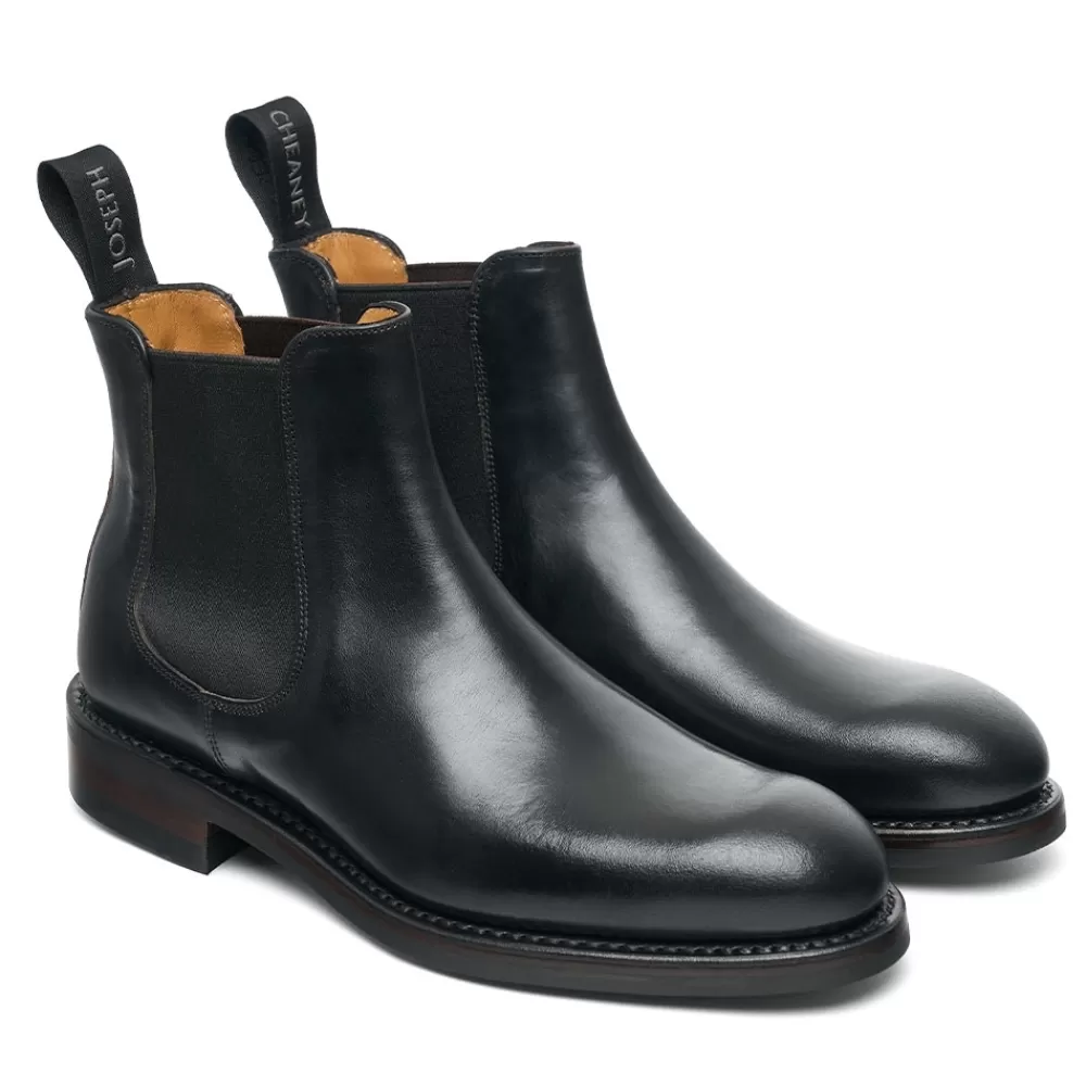 Cheaney Chelsea Boots | Clara R Chelsea Boot In Black Chromexcel Leather