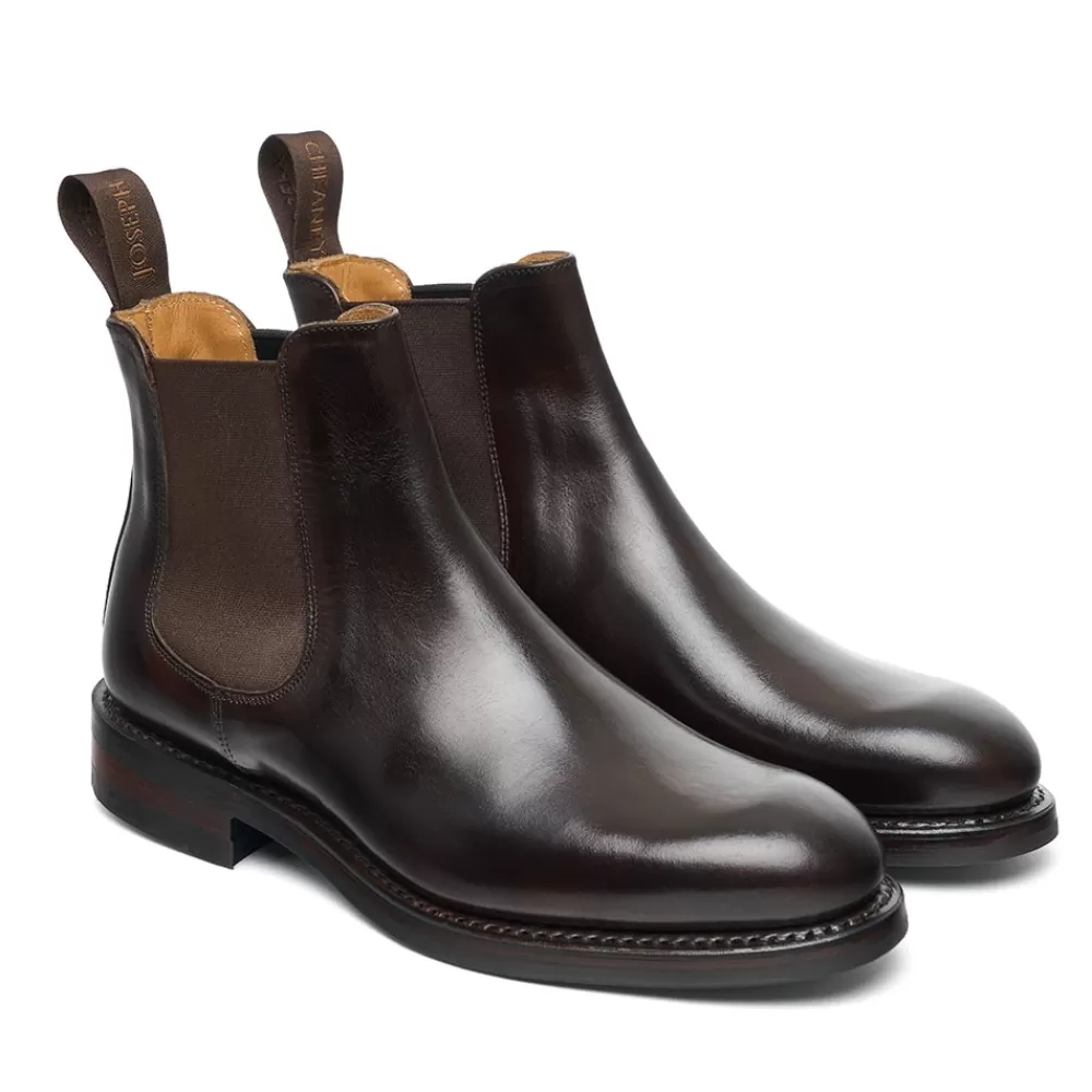 Cheaney Chelsea Boots | Clara R Chelsea Boot In Chicago Tan Chromexcel Leather