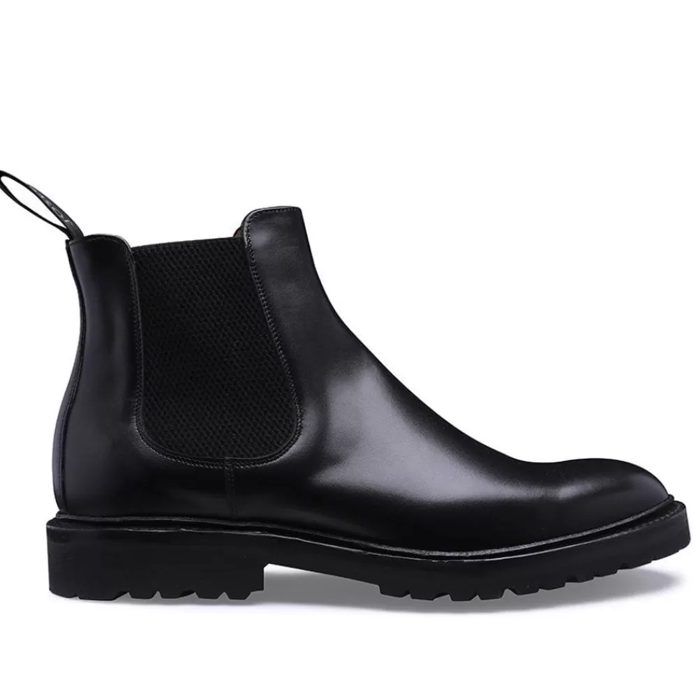 Cheaney Chelsea Boots | Cleo Chelsea Boot In Black Calf Leather