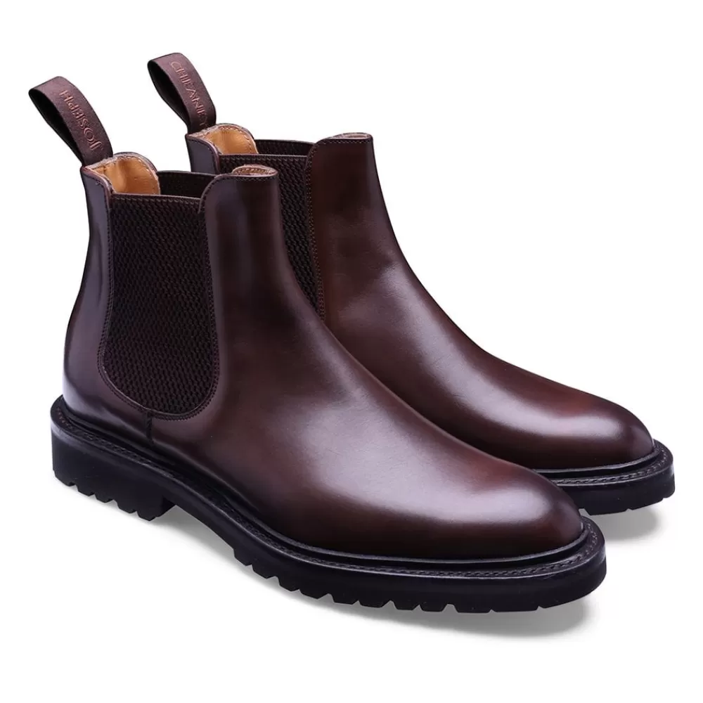 Cheaney Chelsea Boots | Cleo Chelsea Boot In Mocha Calf Leather