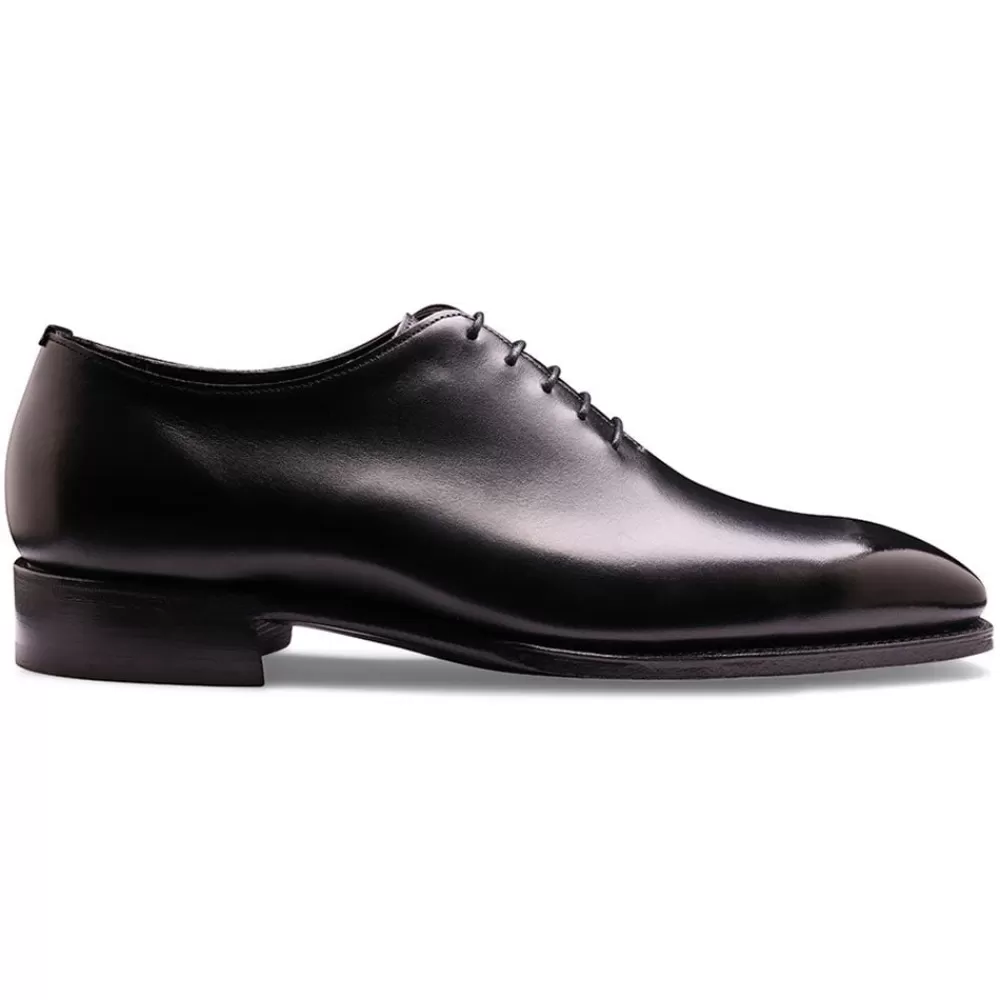 Cheaney Oxfords | Crowndale Wholecut Oxford In Black Calf Leather