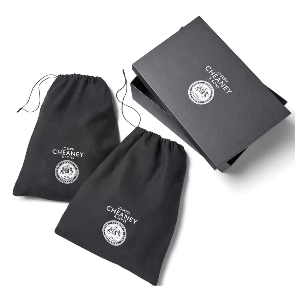 Cheaney Derby Boots | Elliott Ii R Capped Derby Boot In Black Grain Leather