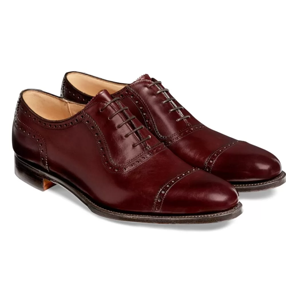 Cheaney Oxfords | Fenchurch Oxford In Burgundy Calf Leather