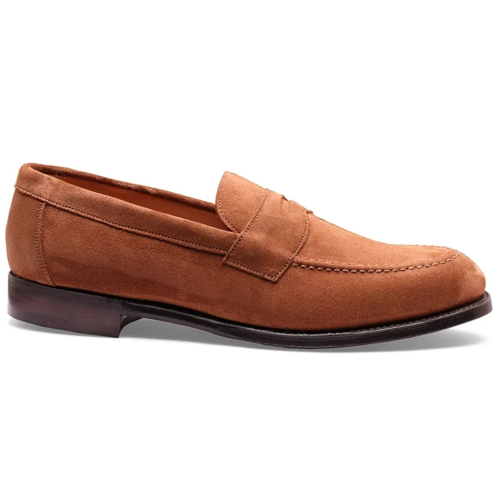 Cheaney Loafers | Hadley Penny Loafer In Fox Suede