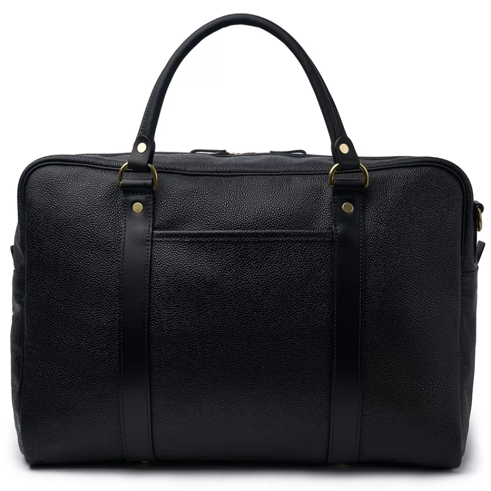 Croots X Cheaney Luggage & Bags | Holdall In Black Grain Leather
