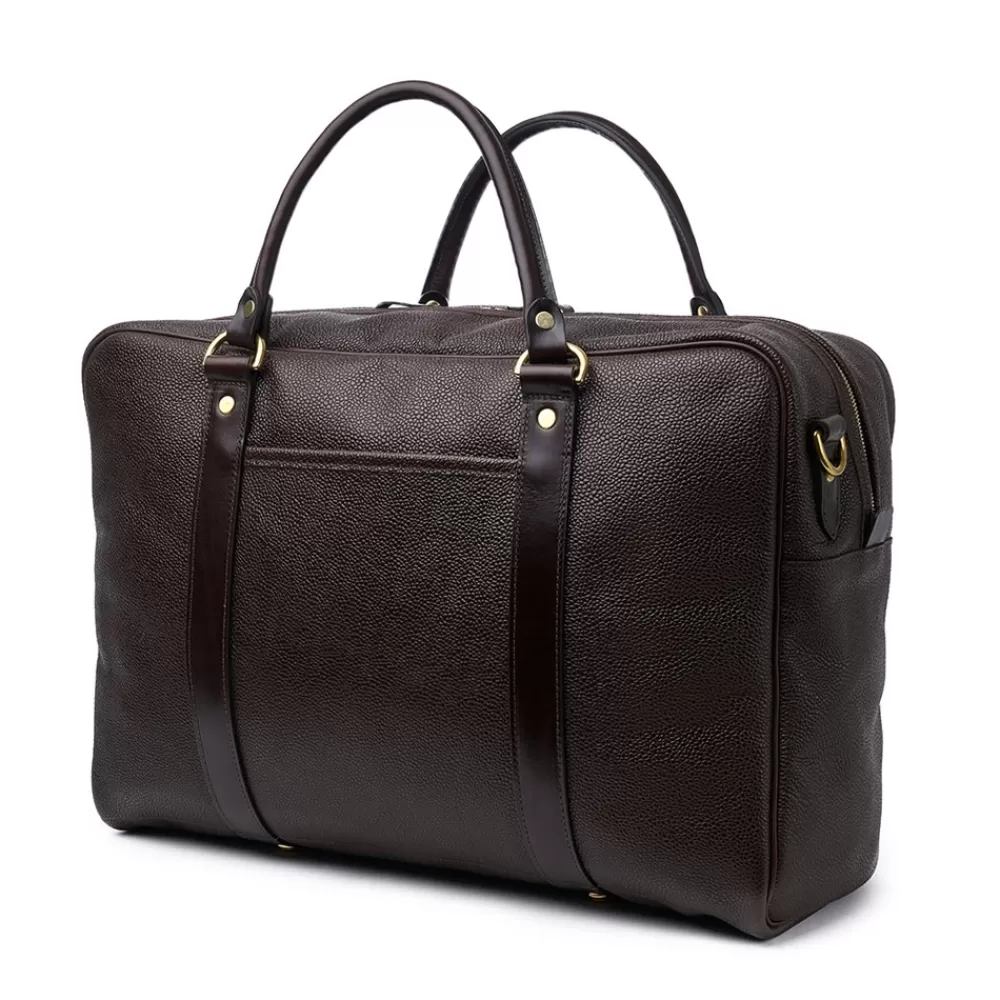 Croots X Cheaney Luggage & Bags | Holdall In Walnut Grain Leather