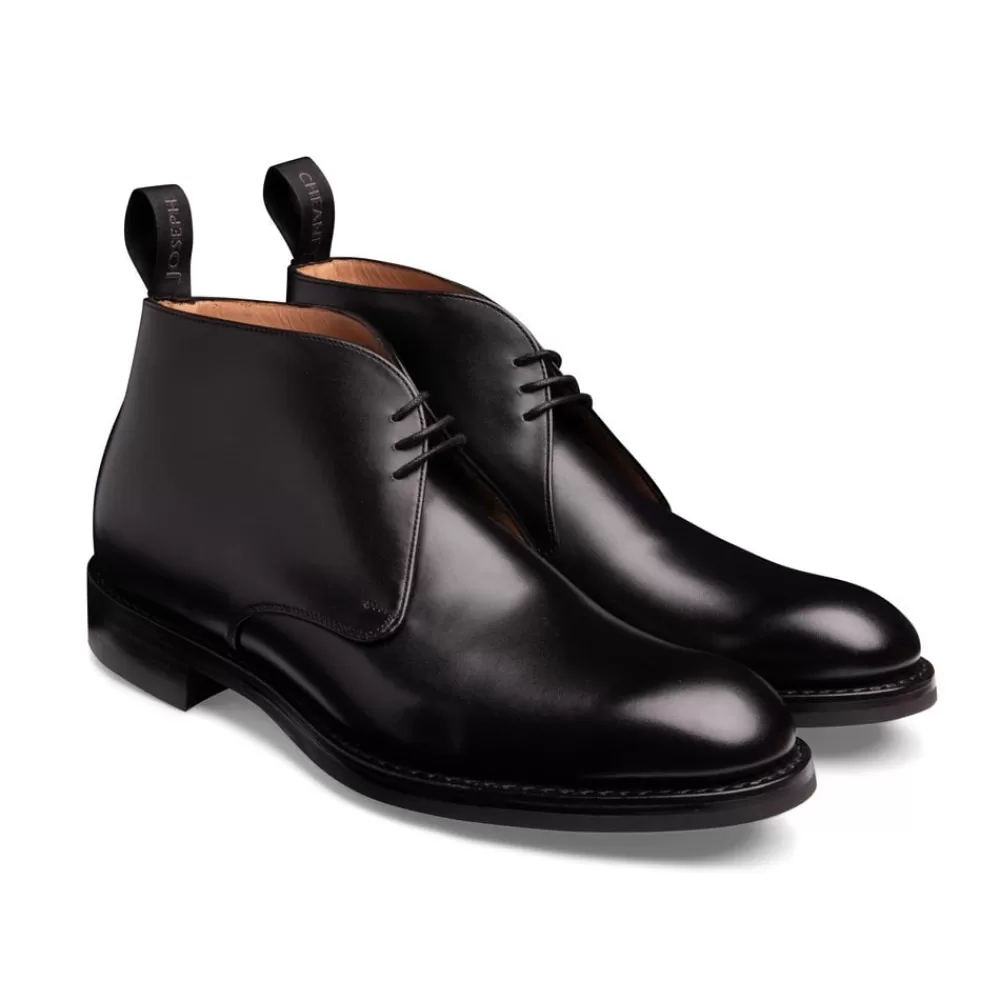 Cheaney Chukka Boots | Jackie Iii R Chukka Boot In Black Calf Leather