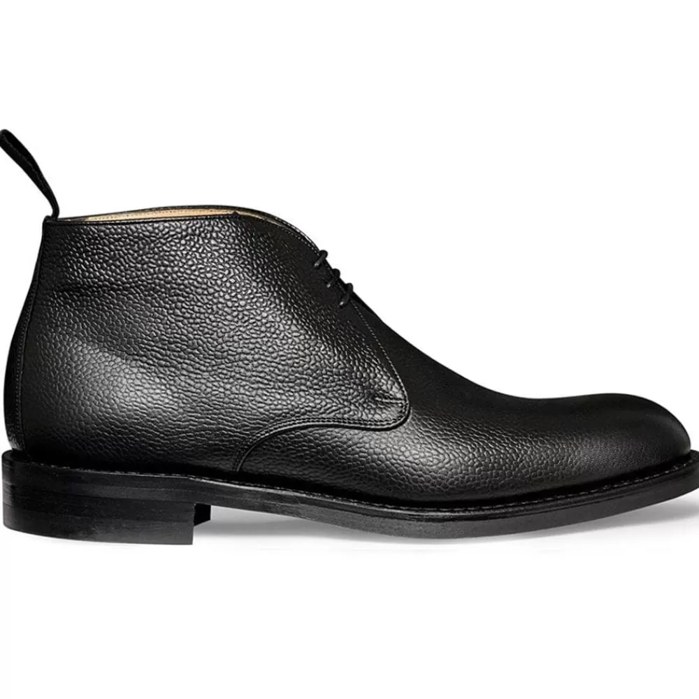 Cheaney Chukka Boots | Jackie Iii R Chukka Boot In Black Grain Leather