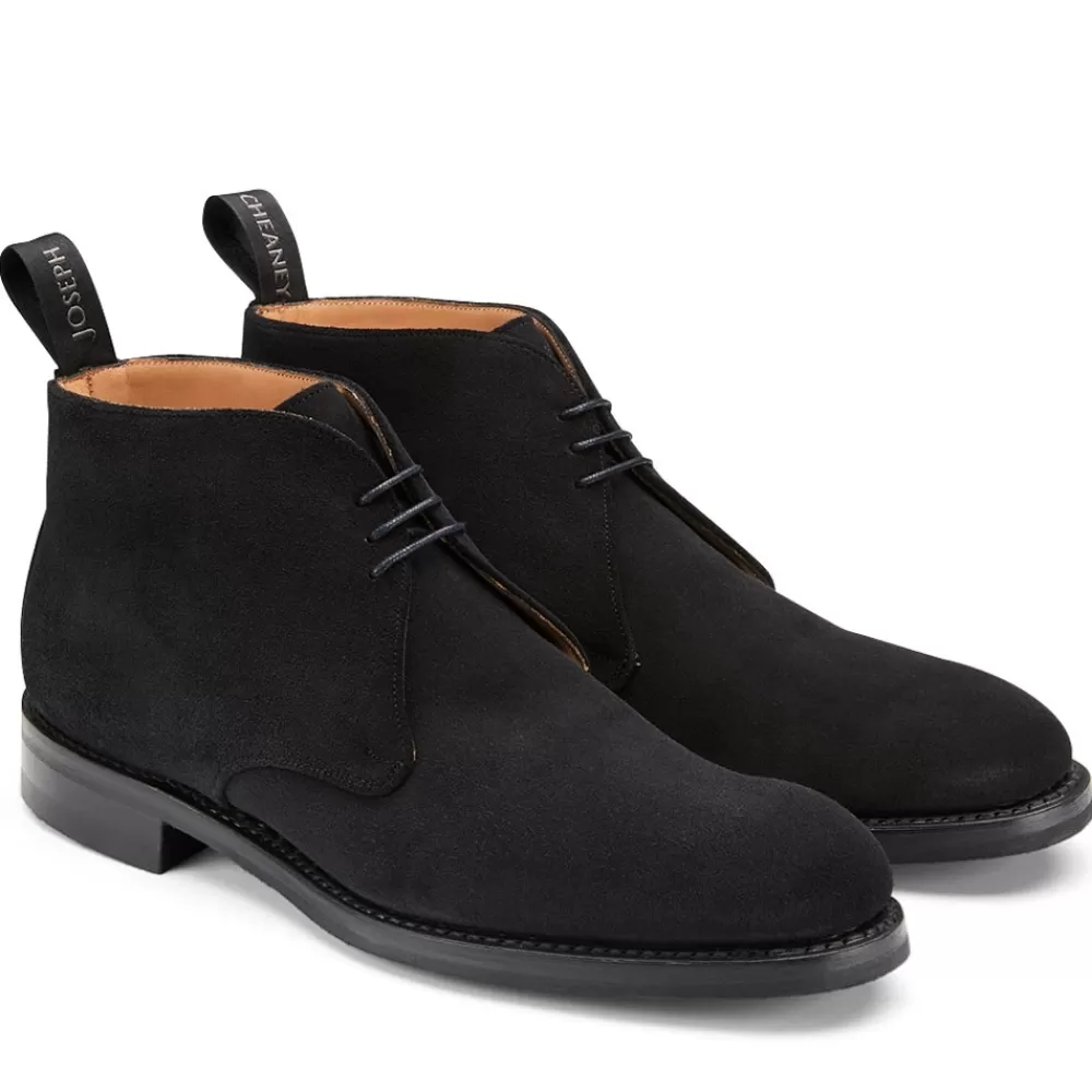 Cheaney Chukka Boots | Jackie Iii R Chukka Boot In Black Suede