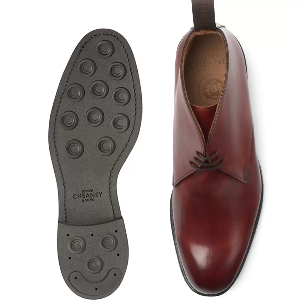 Cheaney Chukka Boots | Jackie Iii R Chukka Boot In Dark Leaf Calf Leather