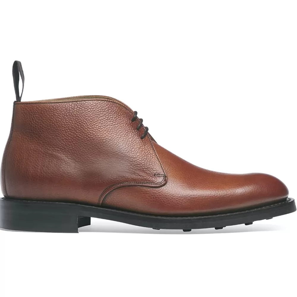 Cheaney Chukka Boots | Jackie Iii R Chukka Boot In Mahogany Grain Leather