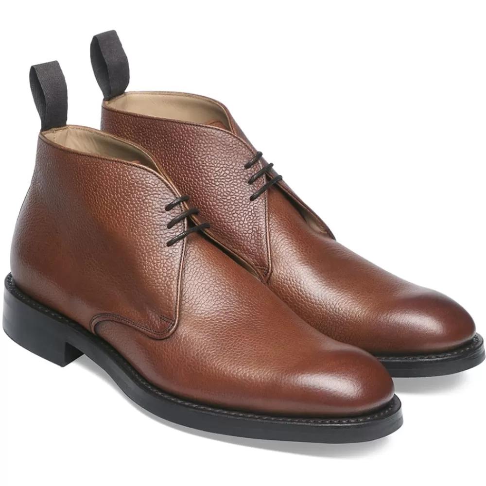 Cheaney Chukka Boots | Jackie Iii R Chukka Boot In Mahogany Grain Leather