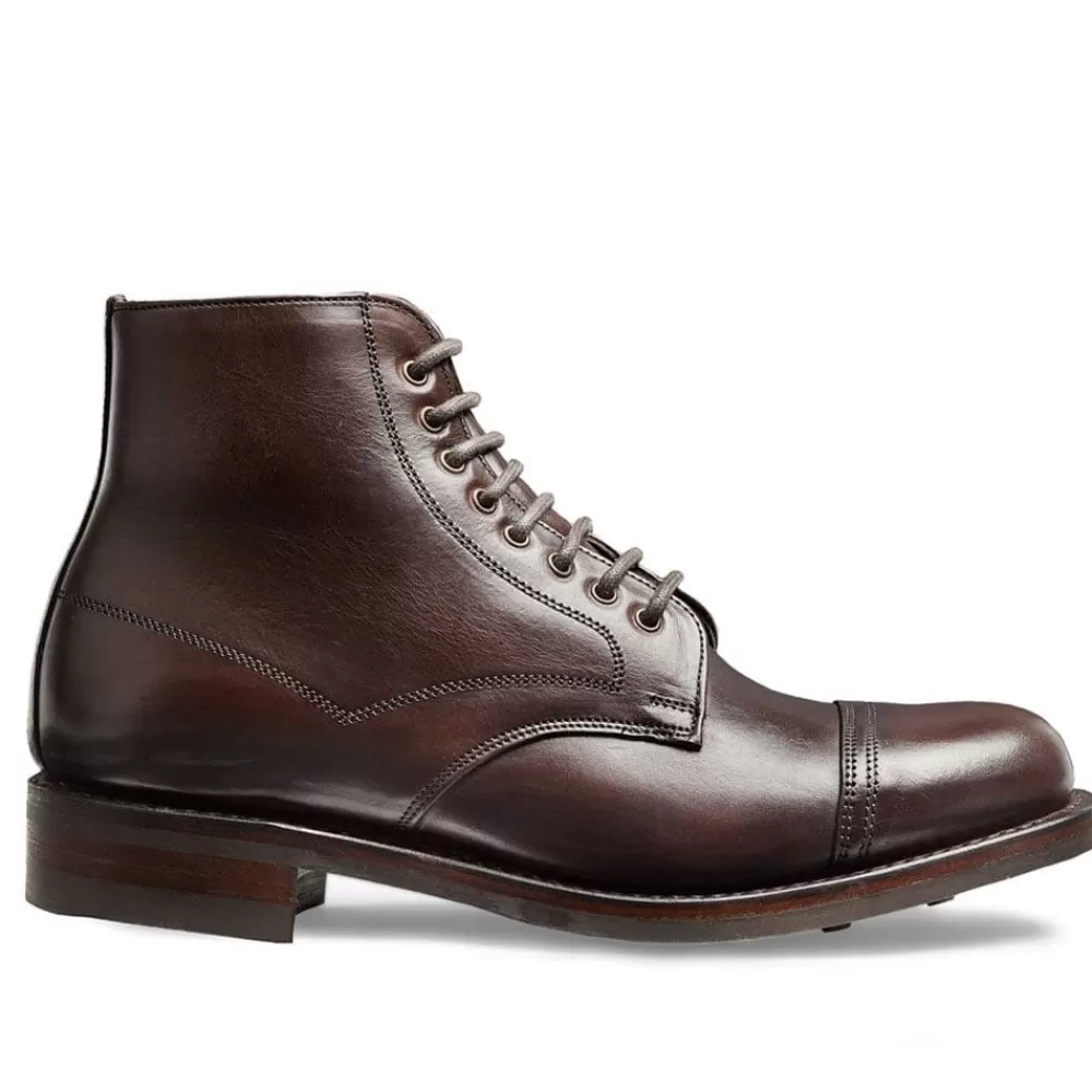 Cheaney Derby Boots | Jess Capped Derby Boot In Chicago Tan Chromexcel Leather