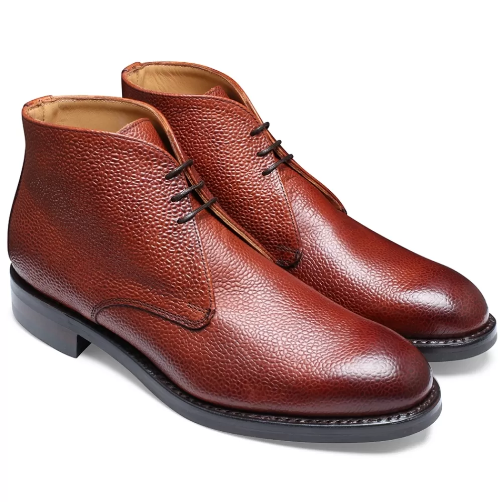 Cheaney Chukka Boots | Jessie R Chukka Boot In Mahogany Grain Leather