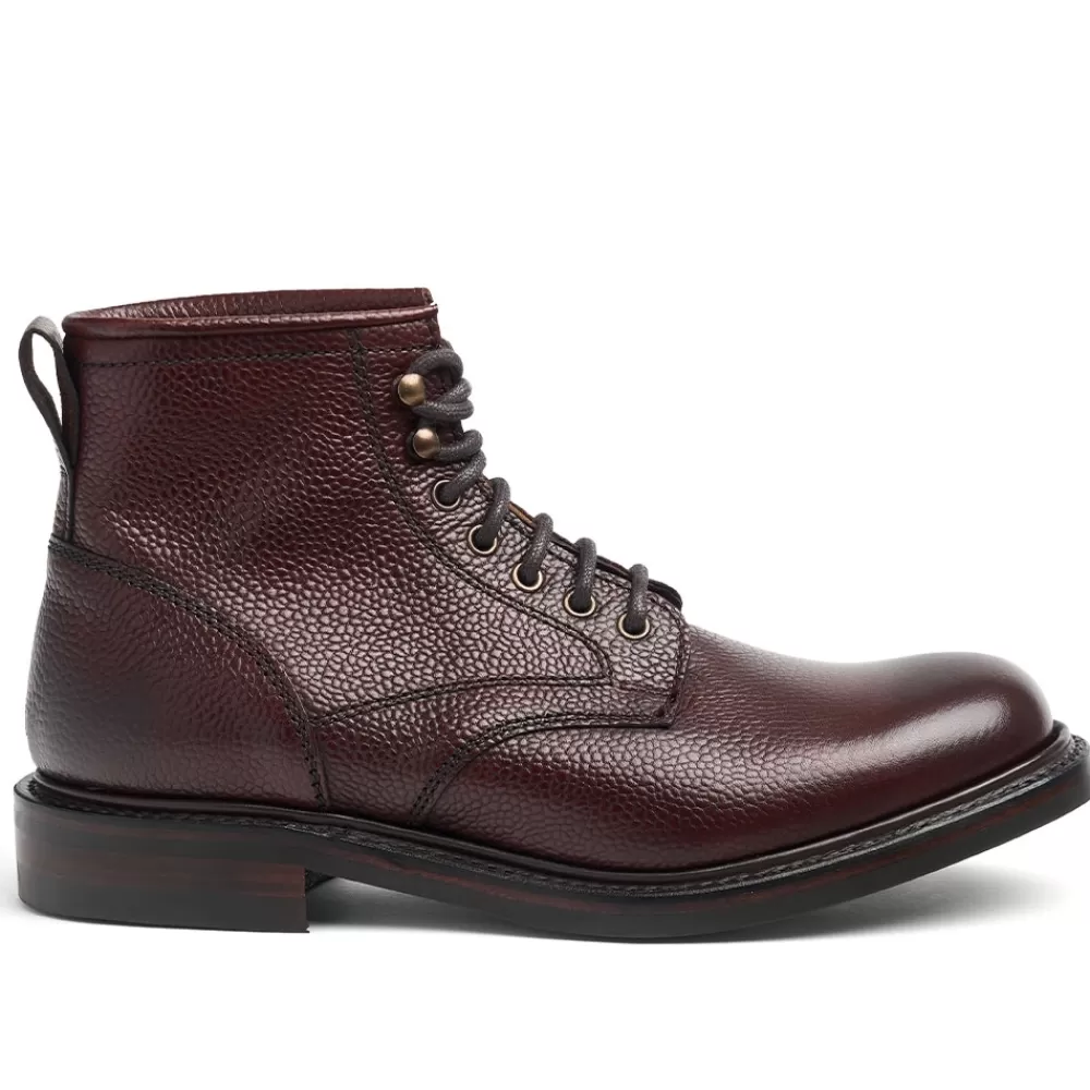 Cheaney Derby Boots | Jordyn Ii R Derby Boot In Burgundy Grain Leather