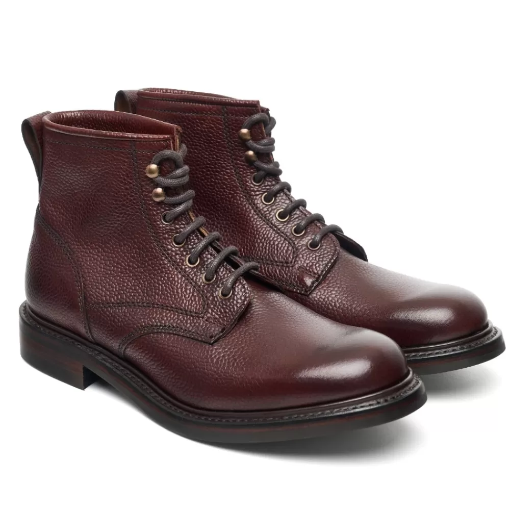 Cheaney Derby Boots | Jordyn Ii R Derby Boot In Burgundy Grain Leather