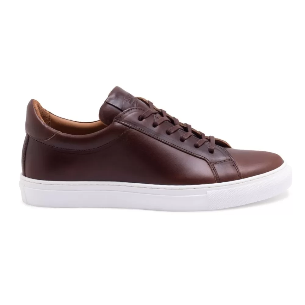 Cheaney X Goral Trainers | Kelham Trainer In Bourneville Chromexcel Leather