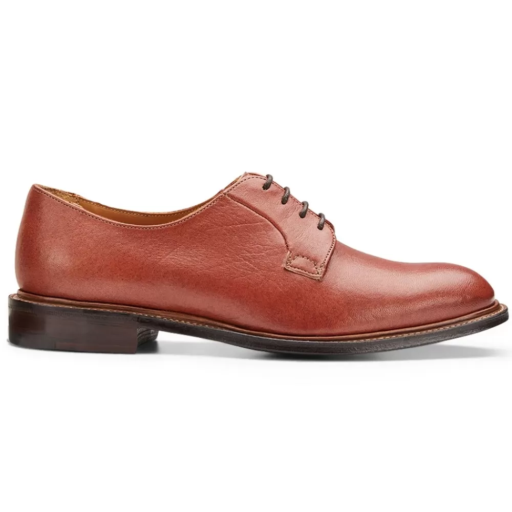 Cheaney Derbys | Kinloch Ef Derby In Tan Deerskin Leather