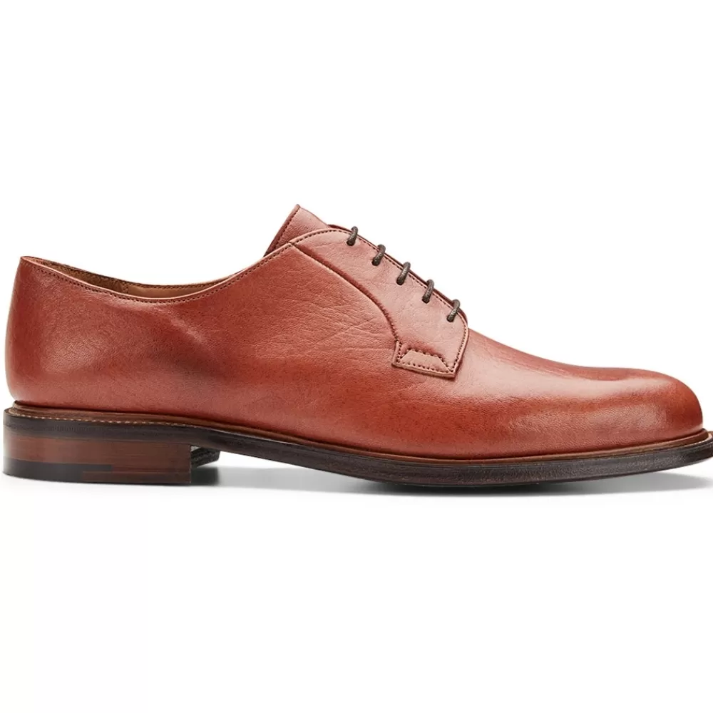 Cheaney Derbys | Kintyre Ef Derby In Tan Deerskin