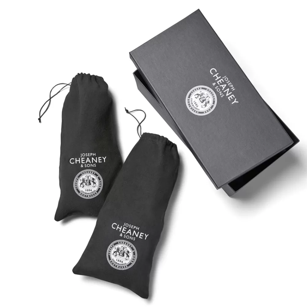 Cheaney Monk Shoes | Moorgate Single Buckle Monk Shoe In Black Calf Leather