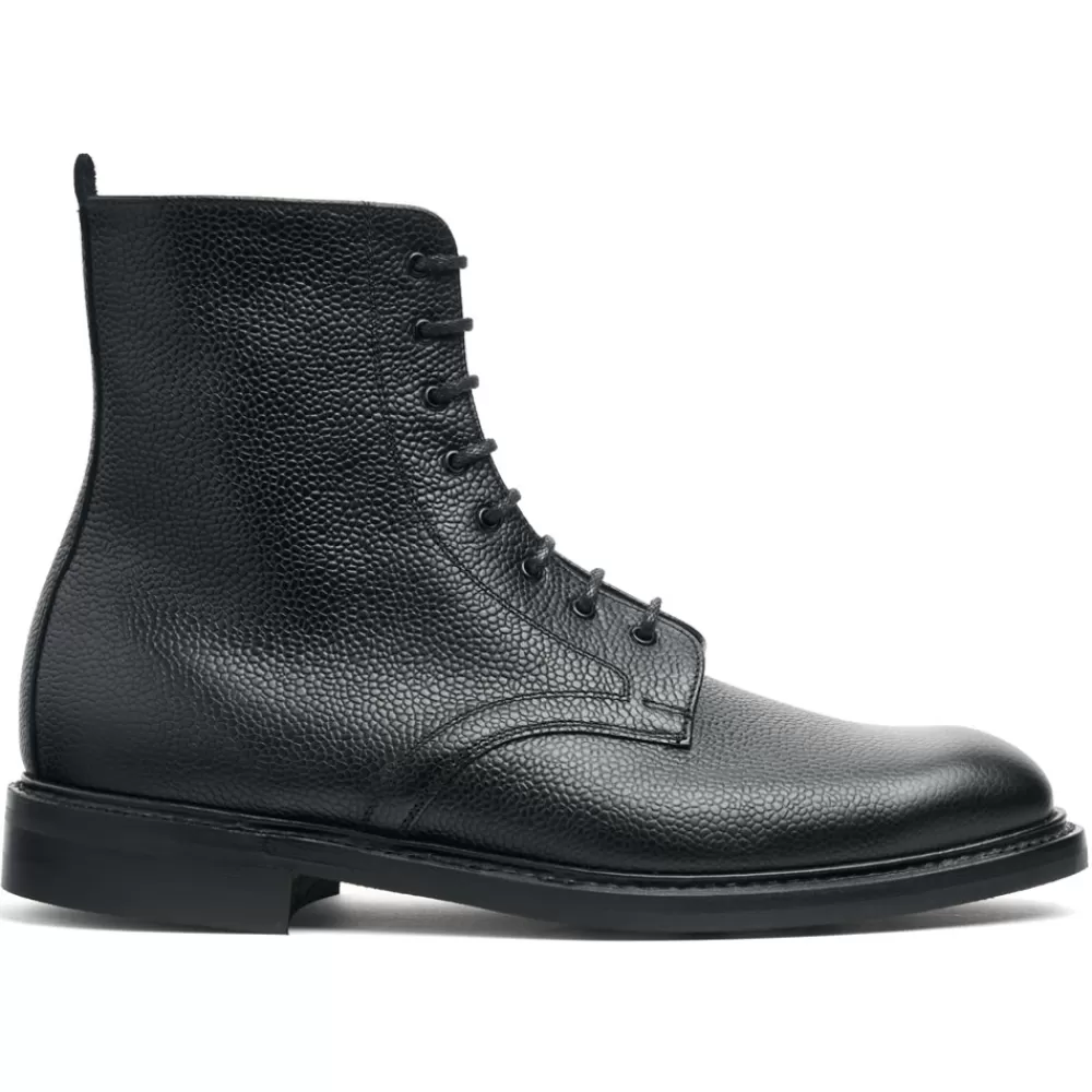Cheaney Derby Boots | Orlingbury R Derby Boot In Black Grain Leather