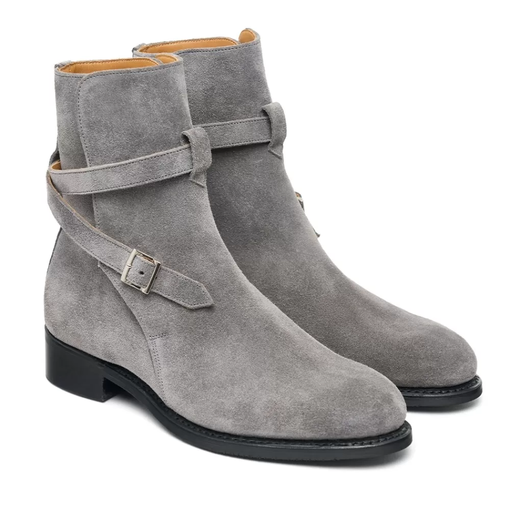 Cheaney Jodhpur Boots | Penelope Jodhpur Boot In Grey Suede
