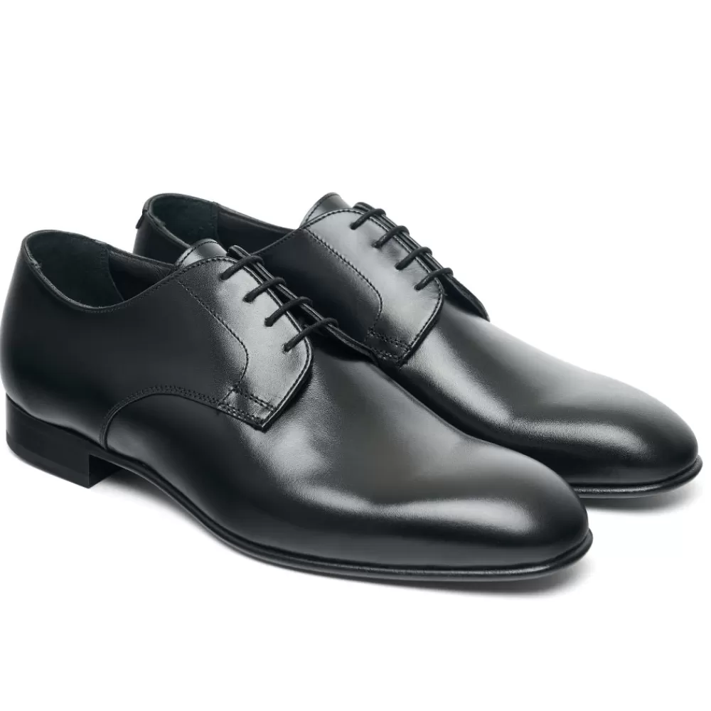 Cheaney Derbys | Ryder Derby In Black Calf Leather