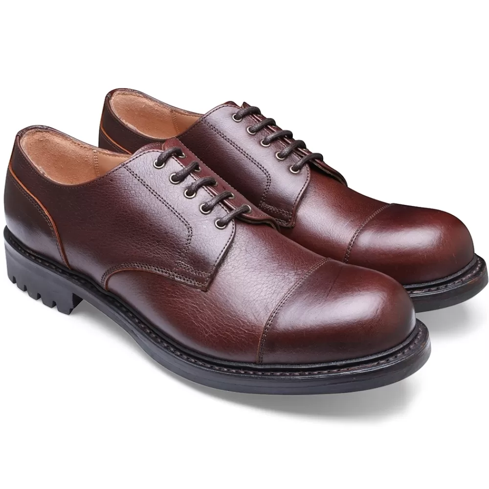 Cheaney Derbys | Spitfire Ii C Military Style Derby In Whiskey Kudu Leather