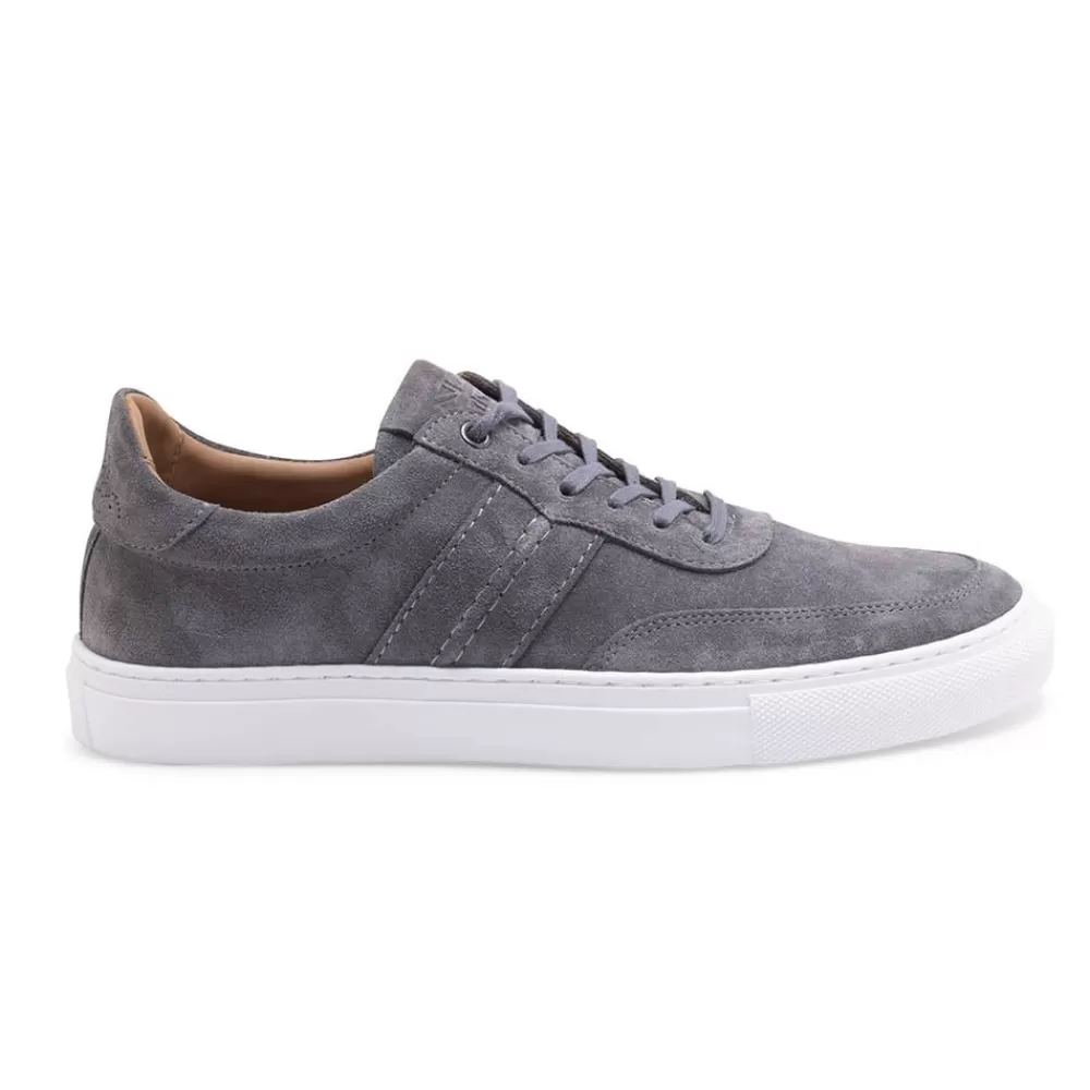 Cheaney X Goral Trainers | Steel Ii Trainer In Anthracite Suede