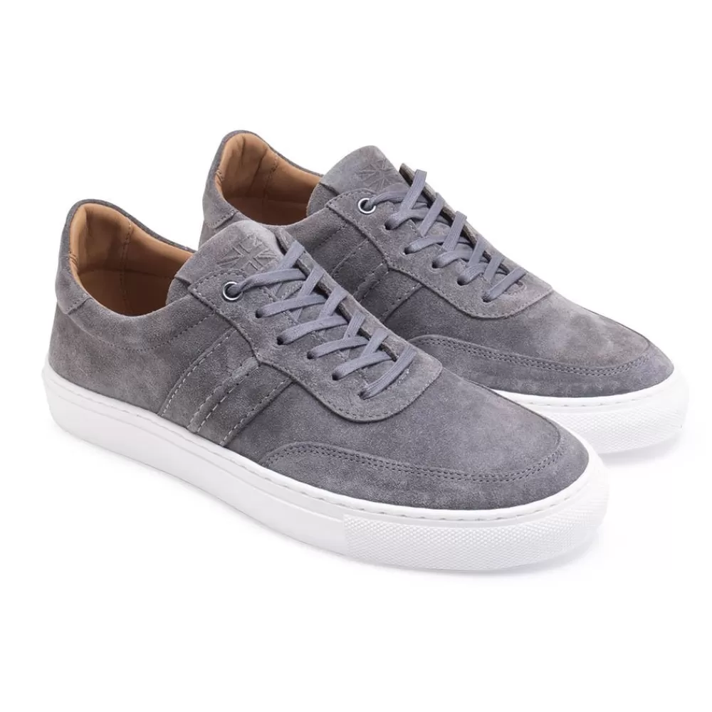 Cheaney X Goral Trainers | Steel Ii Trainer In Anthracite Suede