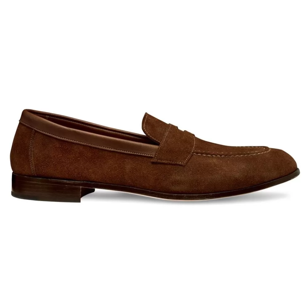 Cheaney Loafers | Toby Penny Loafer In Rustique Suede